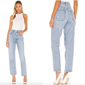 AGOLDE 90's Mid Rise Loose Fit Jean In Snapshot Light Wash Size 28 New